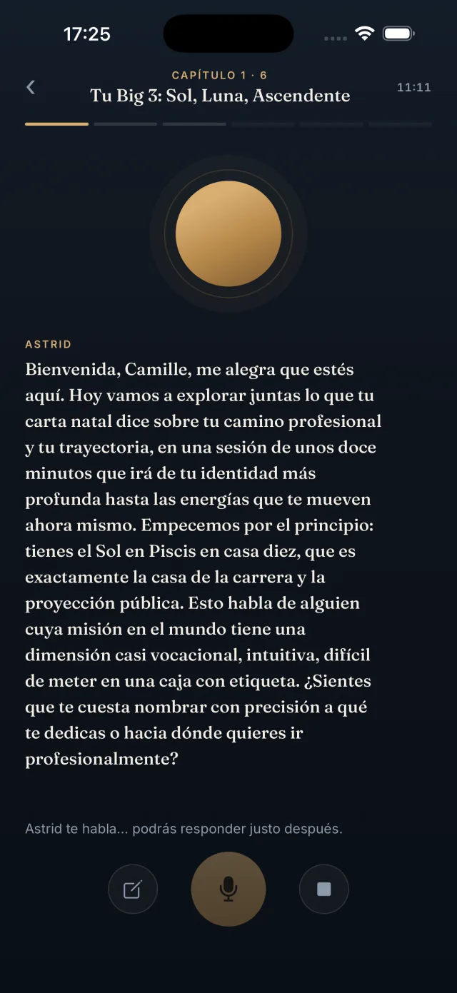 Sesión en curso